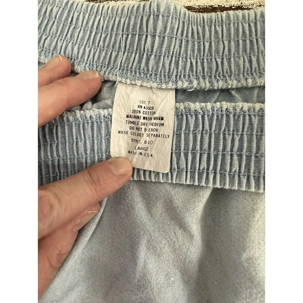 Vintage 80s Sunbelt Denim Cotton Hand Painted Set Made In USA - Picture 13 of 14